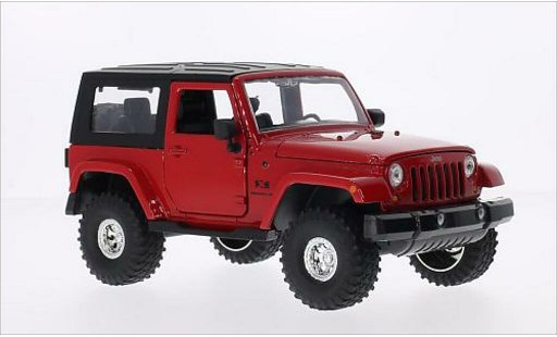 Jeep Wrangler Base 1/24 Jada Toys red/black 2007 diecast model cars