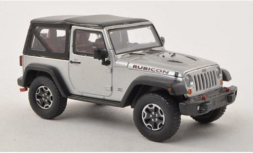 Jeep Wrangler Rubicon 1/43 Greenlight 10th Anniversary grey-grey 2013 diecast model cars