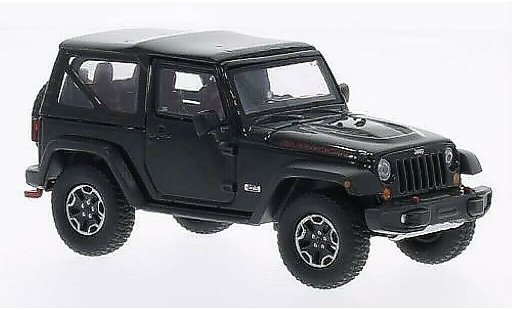 Jeep Wrangler Rubicon 1/43 Greenlight 10th Anniversary black 2013 diecast model cars