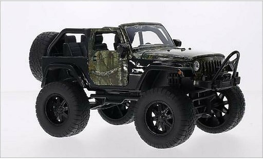 Jeep Wrangler Base 1/24 Jada Toys black/Dekor 2007 diecast model cars