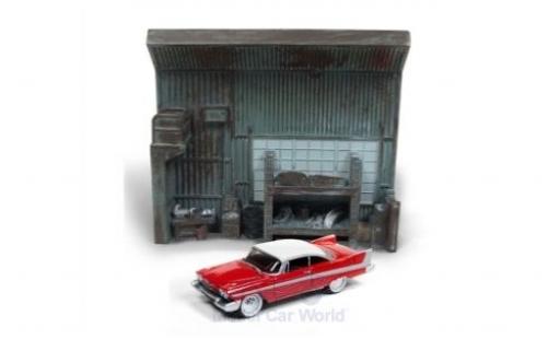 Diecast model cars Plymouth Fury 1/64 Johnny Lightning Christine 1958 mit Diorama Plymouth Fury 1/64 Johnny Lightning Christine 1958 mit Diorama diecast model cars