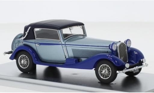 Diecast model cars Alfa Romeo 6C 1/43 Kess 1750 GTC Castagna metallic blue/blue RHD 1931 Verdeck fermé Alfa Romeo 6C 1/43 Kess 1750 GTC Castagna metallic blue/blue RHD 1931 Verdeck fermé diecast model cars