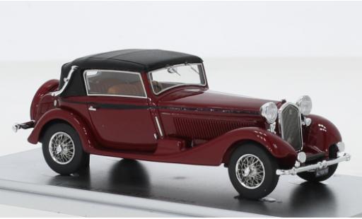 Diecast model cars Alfa Romeo 6C 1/43 Kess 1750 GTC Castagna red/black RHD 1931 Verdeck fermé Alfa Romeo 6C 1/43 Kess 1750 GTC Castagna red/black RHD 1931 Verdeck fermé diecast model cars