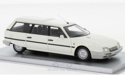 Diecast model cars Citroen CX 1/43 Kess 25 TRD Turbo 2 Break white 1986 Citroen CX 1/43 Kess 25 TRD Turbo 2 Break white 1986 diecast model cars