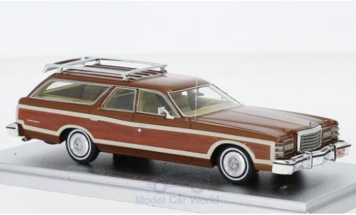 Diecast model cars Ford LTD 1/43 Kess Country Squire metallic bronze/Holzoptik 1978 Ford LTD 1/43 Kess Country Squire metallic bronze/Holzoptik 1978 diecast model cars