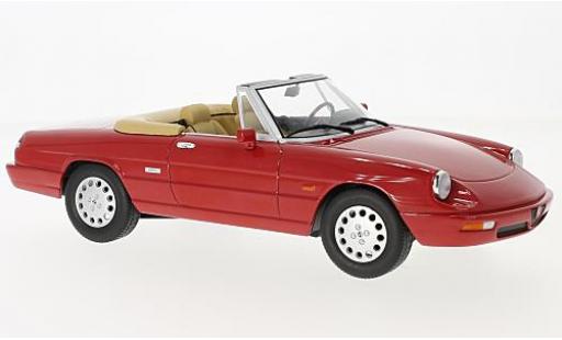 Diecast model cars Alfa Romeo Spider 1/18 KK Scale 4 red 1990 Alfa Romeo Spider 1/18 KK Scale 4 red 1990 diecast model cars