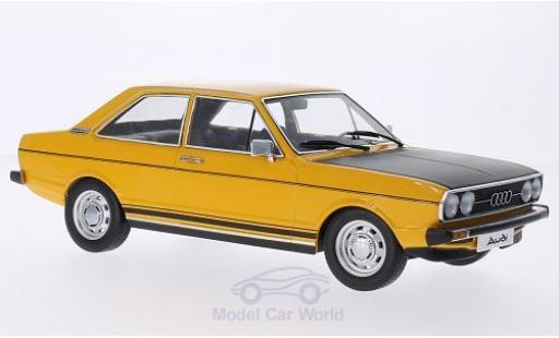 Audi 80 1/18 KK Scale GTE yellow/matt-black Türen und Hauben sind nicht zu öffnen diecast model cars