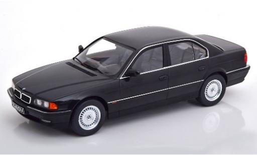 Bmw 740 1/18 KK Scale i (E38) metallic black 1994 diecast model cars