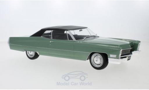 Diecast model cars Cadillac Deville 1/18 KK Scale DeVille Convertible metallic green/black 1968 mit Softtop Cadillac Deville 1/18 KK Scale DeVille Convertible metallic green/black 1968 mit Softtop diecast model cars