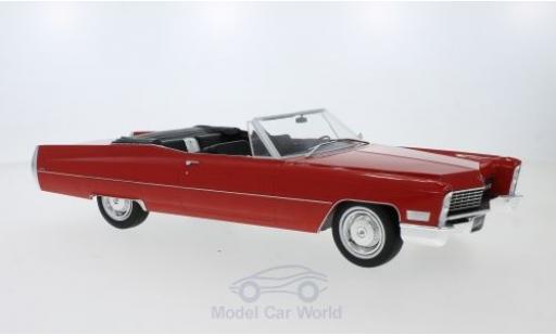 Cadillac Deville 1/18 KK Scale DeVille Convertible red 1968 diecast model cars