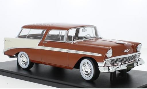 Chevrolet Bel Air 1/18 KK Scale Nomad metallise braun/beige 1956 1:18 diecast model cars