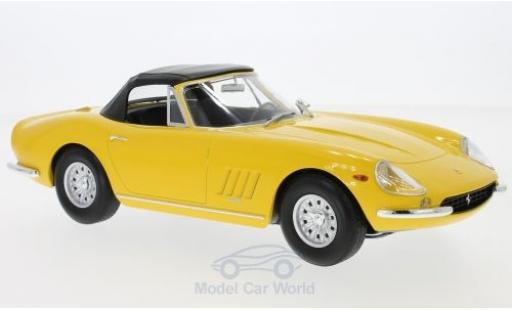 Diecast model cars Ferrari 275 1967 1/18 KK Scale GTB/4 NART Spyder yellow 1967 Softtop liegt ein Ferrari 275 1967 1/18 KK Scale GTB/4 NART Spyder yellow 1967 Softtop liegt ein diecast model cars