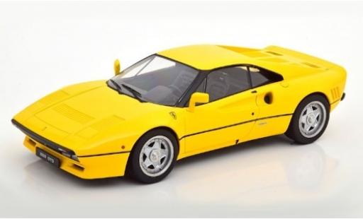 Ferrari 288 1/18 KK Scale GTO yellow 1984 diecast model cars