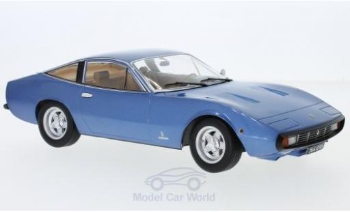 Ferrari 365 1/18 KK Scale GTC/4 metallic blue 1971 diecast model cars