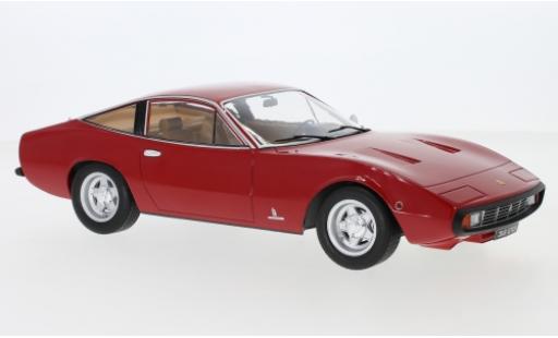Ferrari 365 1/18 KK Scale GTC 4 red 1971 Interieur: brown diecast model cars