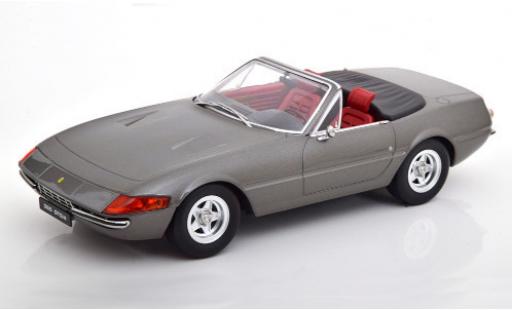 Diecast model cars Ferrari 365 1/18 KK Scale GTS/4 Daytona Spider (2a Serie) metallic grey 1971 Ferrari 365 1/18 KK Scale GTS/4 Daytona Spider (2a Serie) metallic grey 1971 diecast model cars