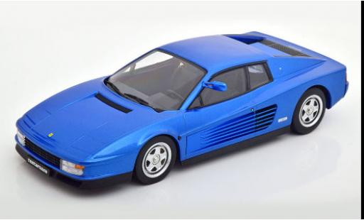 Ferrari Testarossa 1/18 KK Scale metallic blue 1984 Monospecchio US-Version diecast model cars