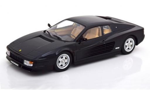Ferrari Testarossa 1/18 KK Scale black 1986 diecast model cars
