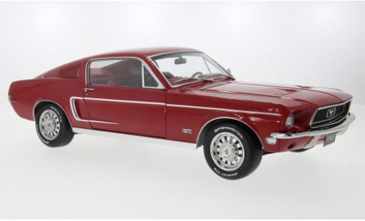Ford Mustang 1/12 KK Scale GT Fastback rot 1968 1:12 diecast model cars