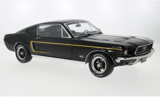Ford Mustang 1/12 KK Scale GT Fastback schwarz 1968 1:12 diecast model cars