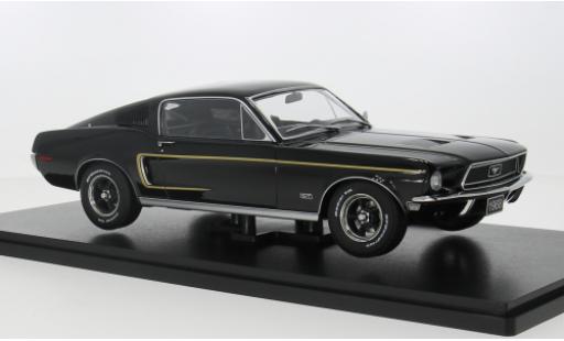 Diecast model cars Ford Mustang 1/18 KK Scale GT Fastback schwarz 1968 1:18 Ford Mustang 1/18 KK Scale GT Fastback schwarz 1968 1:18 diecast model cars