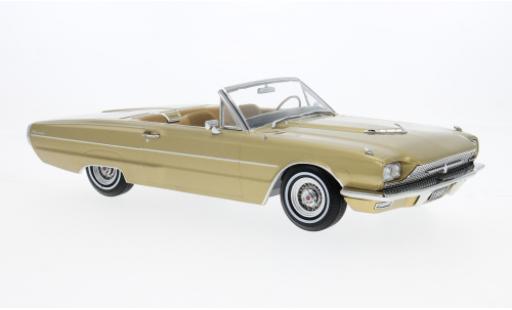 Diecast model cars Ford Thunderbird 1/18 KK Scale Cabriolet gold 1966 1:18 Ford Thunderbird 1/18 KK Scale Cabriolet gold 1966 1:18 diecast model cars