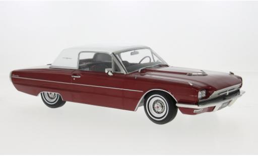 Diecast model cars Ford Thunderbird 1/18 KK Scale Coupe rot/weiss 1966 1:18 Ford Thunderbird 1/18 KK Scale Coupe rot/weiss 1966 1:18 diecast model cars