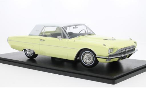 Diecast model cars Ford Thunderbird 1/18 KK Scale Hardtop gelb/weiss 1966 1:18 Ford Thunderbird 1/18 KK Scale Hardtop gelb/weiss 1966 1:18 diecast model cars