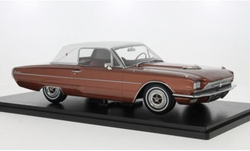 Diecast model cars Ford Thunderbird 1/18 KK Scale Landau Coupe bronze/weiss 1966 1:18 Ford Thunderbird 1/18 KK Scale Landau Coupe bronze/weiss 1966 1:18 diecast model cars