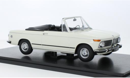 Bmw 1600 1/18 KK Scale -2 cabriolet white 1968 diecast model cars