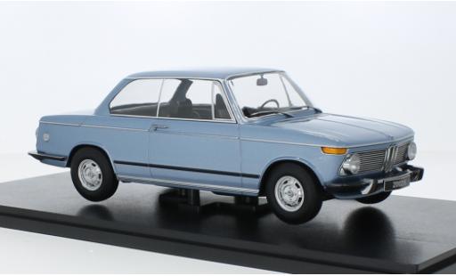 Bmw 2002 1/18 KK Scale ti metallise blue clair 1971 diecast model cars
