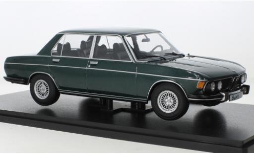 Bmw 3.0 1/18 KK Scale S (E3) metallise green foncé 1971 diecast model cars