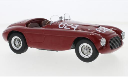 Ferrari 166 1/18 KK Scale MM Barchetta RHD No.624 Mille Miglia 1949 diecast model cars