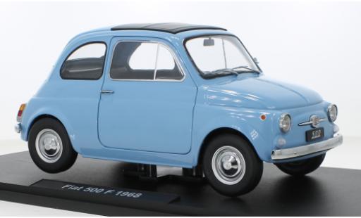 Fiat 500 1/12 KK Scale F blue 1968 diecast model cars