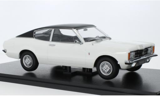Diecast model cars Ford Taunus 1/18 KK Scale (TC I) GT Coupe white/black 1971 Ford Taunus 1/18 KK Scale (TC I) GT Coupe white/black 1971 diecast model cars