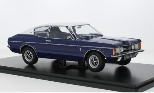 Diecast model cars Ford Taunus 1/18 KK Scale (TC I) GXL Coupe blue foncé/white 1971 Ford Taunus 1/18 KK Scale (TC I) GXL Coupe blue foncé/white 1971 diecast model cars