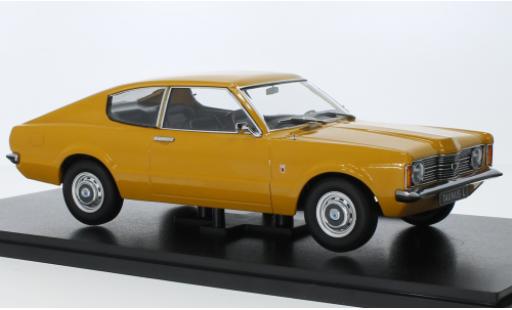 Diecast model cars Ford Taunus 1/18 KK Scale (TC I) L Coupe gelb 1971 Ford Taunus 1/18 KK Scale (TC I) L Coupe gelb 1971 diecast model cars