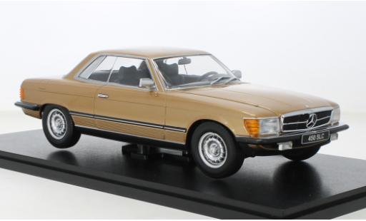Mercedes 450 1/18 KK Scale SLC (C107) metallise beige 1973 diecast model cars