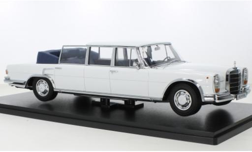 Diecast model cars Mercedes 600 1/18 KK Scale (W100) Landaulet white/blue 1964 Mercedes 600 1/18 KK Scale (W100) Landaulet white/blue 1964 diecast model cars