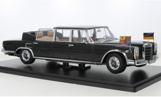 Diecast model cars Mercedes 600 1/18 KK Scale (W100) Landaulet metallise black Queen Elizabeth II/Kiesinger 1965 Mercedes 600 1/18 KK Scale (W100) Landaulet metallise black Queen Elizabeth II/Kiesinger 1965 diecast model cars