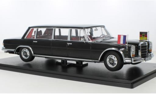 Diecast model cars Mercedes 600 1/18 KK Scale (W100) Pullman metallise black Brandt/Pompidou 1964 Mercedes 600 1/18 KK Scale (W100) Pullman metallise black Brandt/Pompidou 1964 diecast model cars