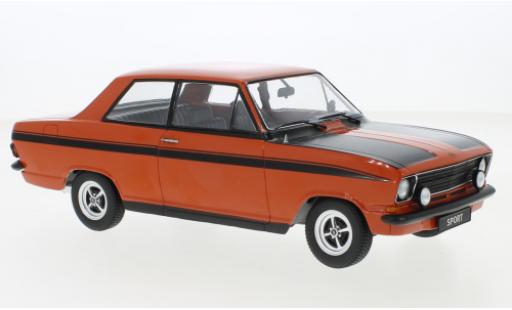 Diecast model cars Opel Kadett 1/18 KK Scale B Sport red/matt-black 1973 Opel Kadett 1/18 KK Scale B Sport red/matt-black 1973 diecast model cars