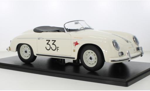 Diecast model cars Porsche 356 1/12 KK Scale A Speedster white No.33 James 1955 Porsche 356 1/12 KK Scale A Speedster white No.33 James 1955 diecast model cars