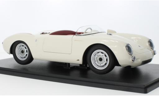 Porsche 550 1/12 KK Scale A Spyder white/red 1953 diecast model cars