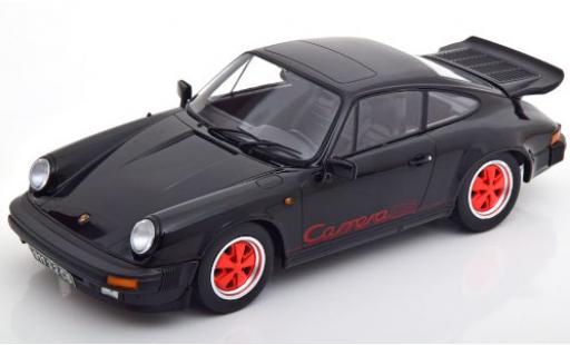 Porsche 930 1/18 KK Scale KK-Scale 911 Carrera 3.2 Clubsport black/red 1989 diecast model cars