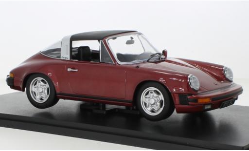 Porsche 930 Targa 1/18 KK Scale 911 SC metallise red 1978 diecast model cars