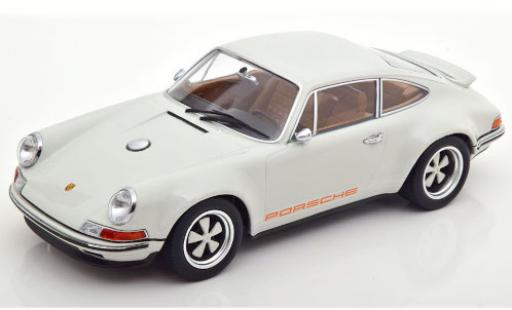 Porsche 911 1/18 KK Scale Singer grey diecast model cars