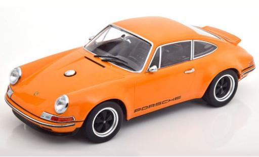 Porsche 911 1/18 KK Scale Singer orange diecast model cars
