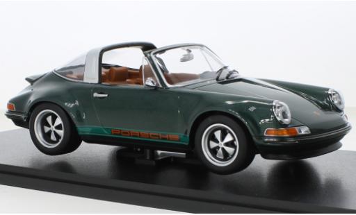 Diecast model cars Porsche 911 1/18 KK Scale Targa Singer metallise green foncé/Décorer Porsche 911 1/18 KK Scale Targa Singer metallise green foncé/Décorer diecast model cars