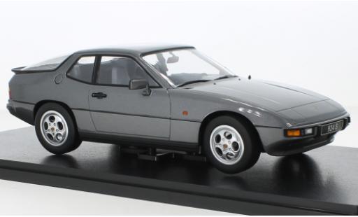 Diecast model cars Porsche 924 1/18 KK Scale S metallise grey 1986 Porsche 924 1/18 KK Scale S metallise grey 1986 diecast model cars